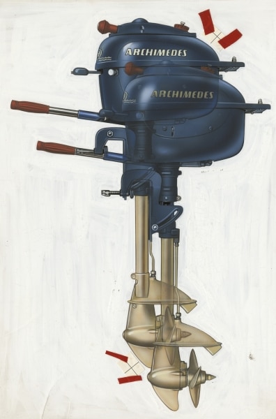 The archimedes boat engine